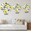 Horloge murale citron et olive II-60327445
