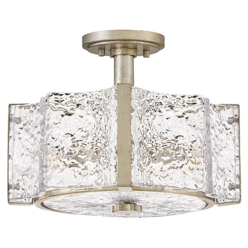 Florian 4 - Light Semi Flush Mount, Silver