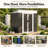 6 x 4 ft Metal Outdoor Storage Shed with Sliding Doors, Weather Resistant Apex Roof Garden Utility Shed