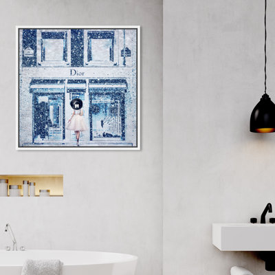 «Queen of the Store Sapphire Road Sign», reproduction d'impression