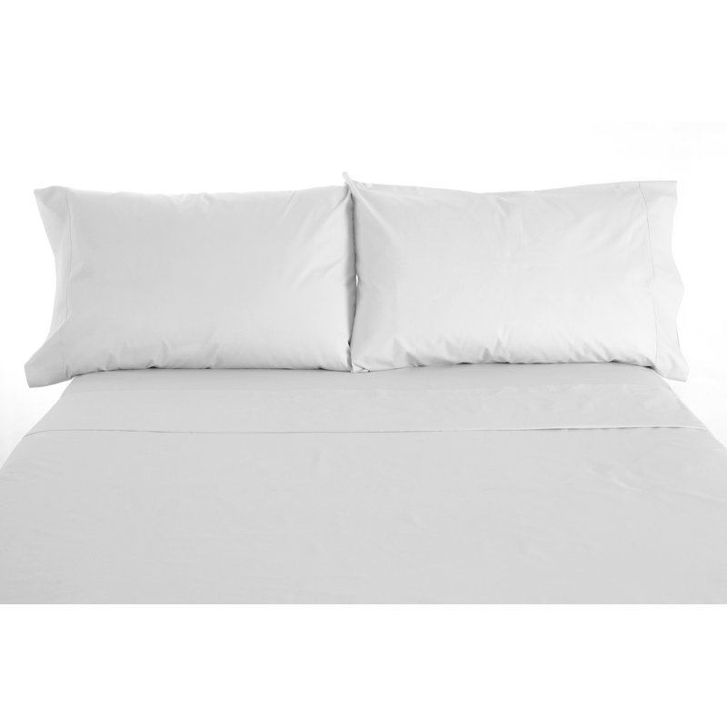 Ensemble de draps 100 % coton 300 fils, Ensemble de draps pour lit double avec un drap-hou