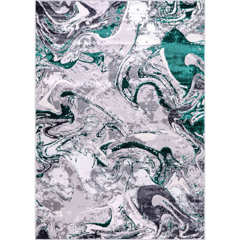 Ayten Abstract Area Rug, Rectangle 160 x 230 cm