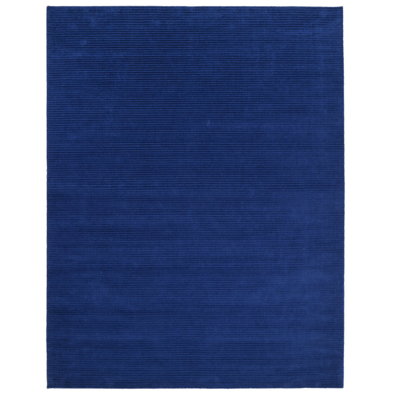 Cairo Hand Knotted Area Rug in Blue, Rectangle 3' x 5'