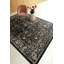 Persian Machine Woven Floral Black Area Rug-1770770536
