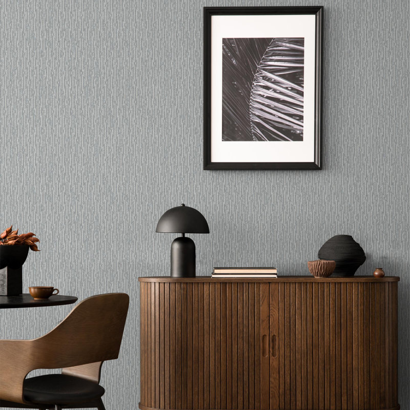 Papier peint moderne à losanges, Argent argent