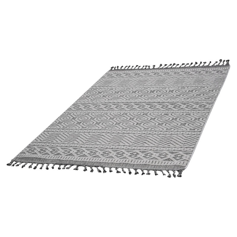 Collection Geometric Indoor/Outdoor Area Rug, Rectangle 5'3" x 7'6"