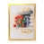 Toile avec cadre photo doré
