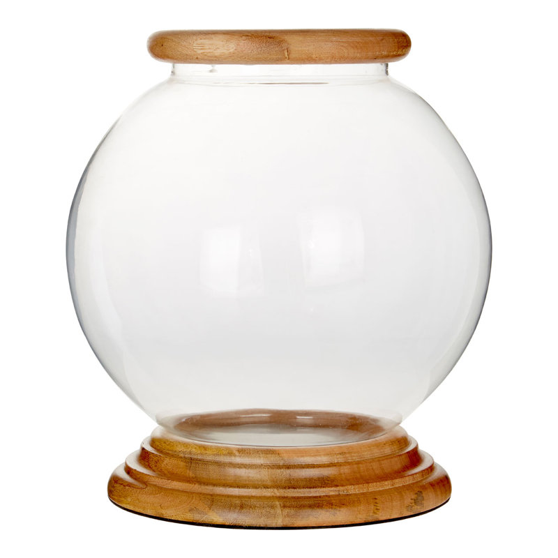 Tabletop Hurricane, 28cm H x 25cm W x 25cm D