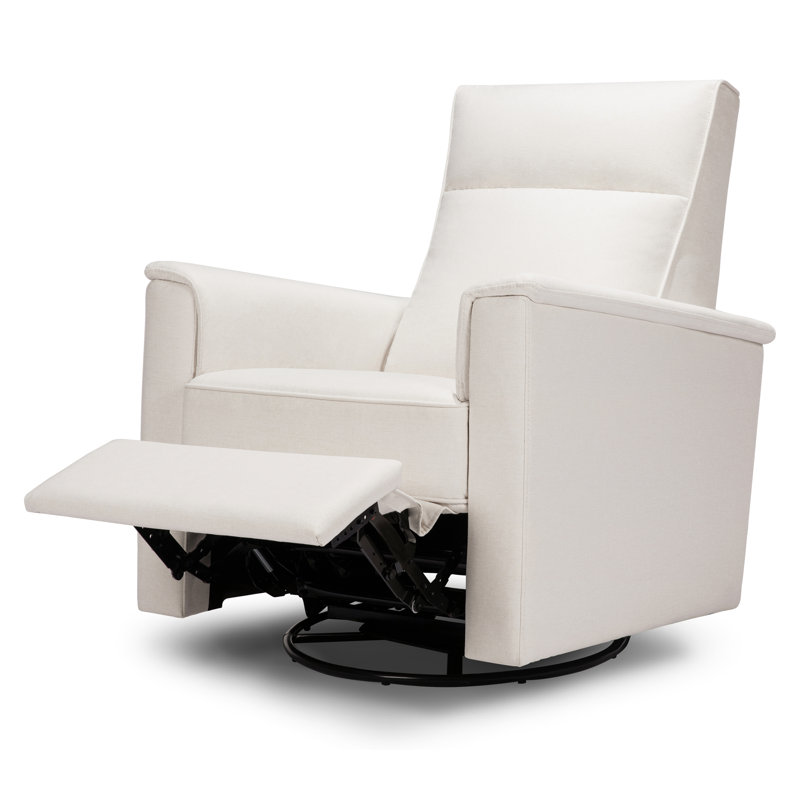 Willa Recliner in Eco-Performance Fabric, Cream Polyester Blend