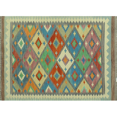 Celese One-of-a-Kind 4'4" X 5'11" 2022 Wool Area Rug Green