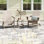 Nautical 3-Piece Curveback Adirondack Set