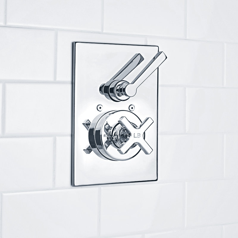 Robinet de baignoire et douche Fleetwood, Chrome poli