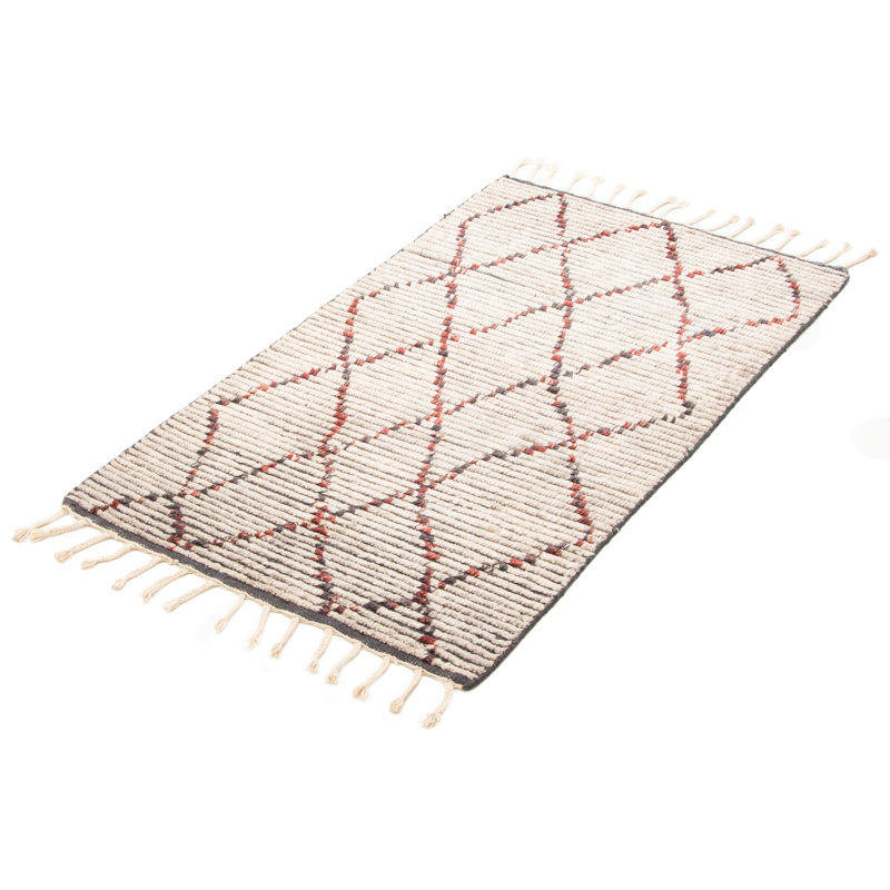 Tapis gris Tangier 2 pi 11 po x 4 pi 11 po