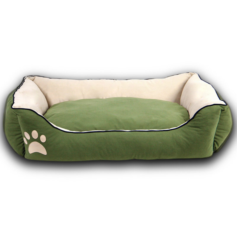 Lit pour animaux Helky, L 39,4 po x l 31,5 po, Vert