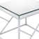 Flori Mirrored Glass Top End Table