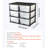 2 Pack 6 Drawer Plastic Storage Drawer Organizer, Clear Stackable Storage Dresser Bins for Bedroom Closet