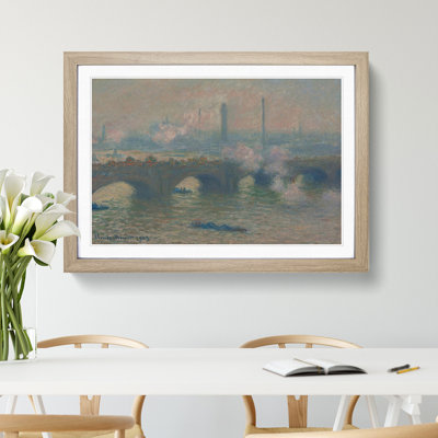 Waterloo Bridge in London Vol.3 by Claude Monet - Picture Frame Painting
