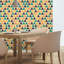 Panneau de papier peint adhésif amovible triangles Shanaya-955507467