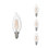 Ampoule DEL à culot candélabre transparent à intensité variable 5 watts CA10 - 500 lumens