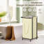 Metal Rolling Laundry Basket with Handles