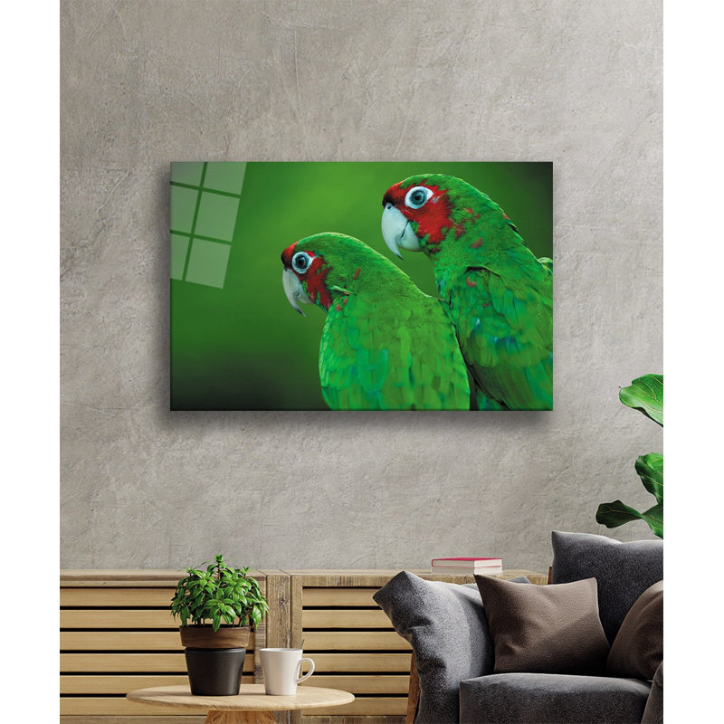 Peinture élégante en verre trempé décoratif, 27,6 po x 43,3 po | 100% verre trempé, épaisseur: 0,16 pouce | Superbe décoration intérieure pour le salon, le bureau ou la galerie | Pièce d'art unique, durable et élégante