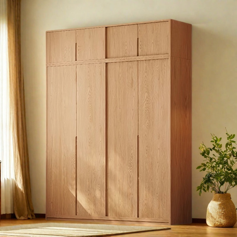 Garde-robe simple en forme de bûche, H 98 po x l 79 po x P 24 po