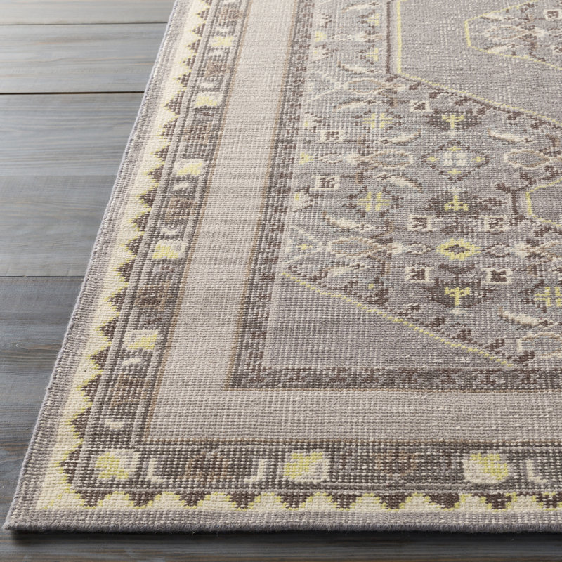 Elsea Wool Oriental Indoor Rug, Rectangle 5'6" x 8'6"