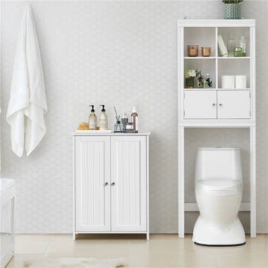 Beachcrest Home Manhattan Freestanding Bathroom Cabinet & Reviews