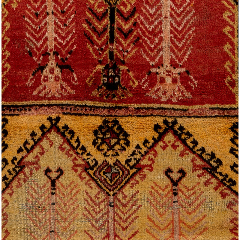 Tapis 100% laine noué à la main Vintage Anatolian