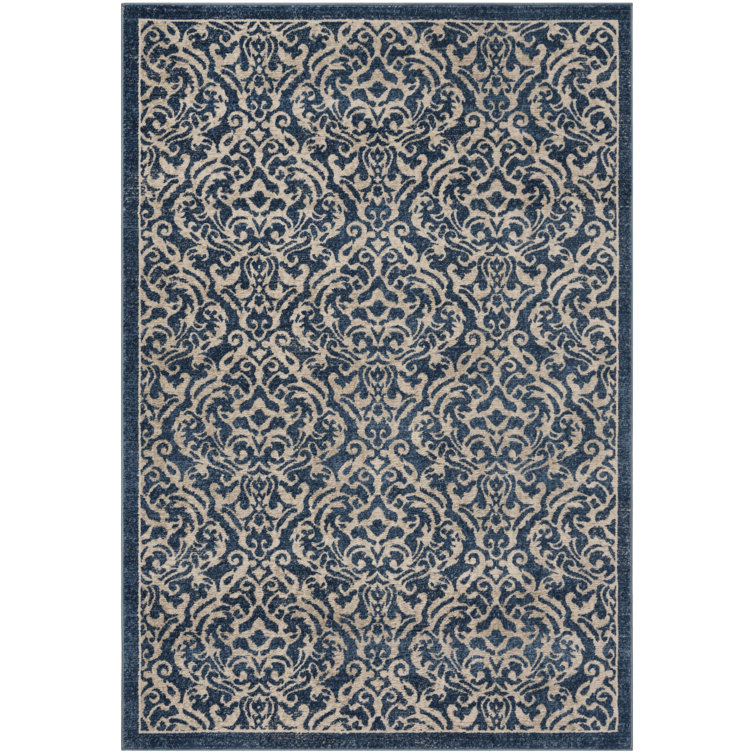 Delphi Damask Hand Woven Area Rug