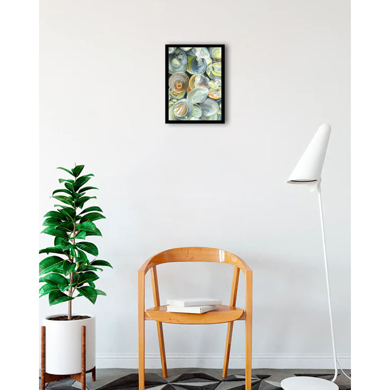 «Jingle», reproduction d'impression sur affiche, H 16,5 po x l 13,5 po, Cadre noir, Pas de tapis