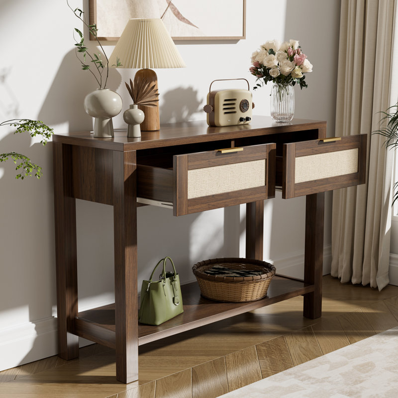  39.4'' Console Table, Walnut