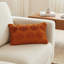 Soft Plush Pumpkin Pattern Throw Pillow