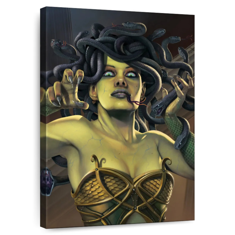 Kelan Medusa, 51" H x 34" W
