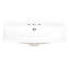 24" Bathroom Vanity Top Crafted From Ceramic, White, 3 Holes, 4" Faucet Complements, Modern Rectangular, 18" D, 6.6" H Top, White Ceramic Basin, 4.7" Sink Depth, Accommodating Basin