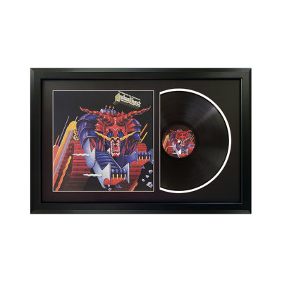 Judas Priest "Defenders of the Faith" Framed Record with Black Mat