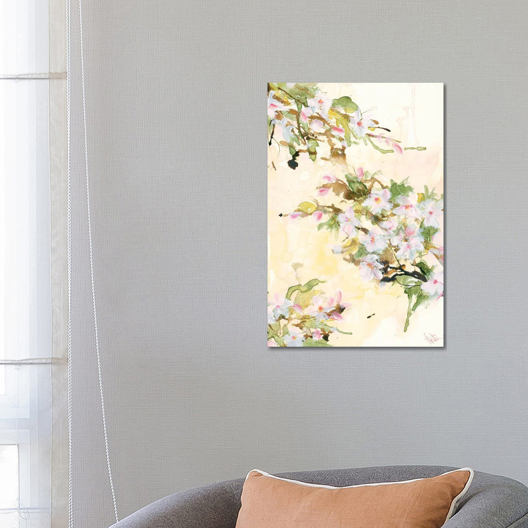 Cherry Blossoms by Jennifer Holden - Wrapped Canvas Painting