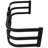 Truck Bed Extender, Aluminum Retractable Tailgate Extender,49.25"-65" Adjustable Length,Black