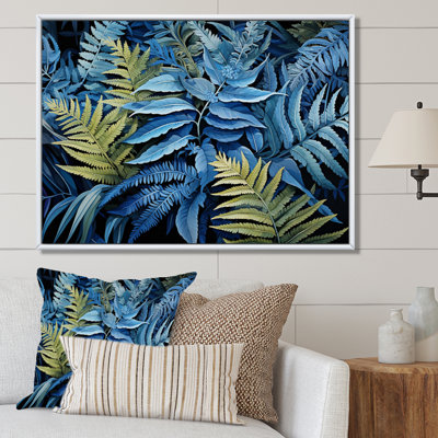 " Blue Ferns Cobalt Serenade II "