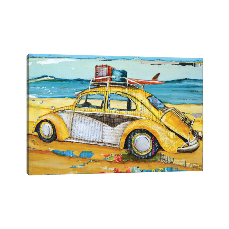 Love Buggy by Danny Phillips - Print on Canvas, 45.72cm H x 66.04cm W x 3.81cm D, Wrapped Canvas