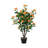 102cm Faux Flowering Tree in Cement Pot