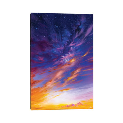 «Longs Peak Glow» par Andrea Fairservice, reproduction d'art sur toile tendue