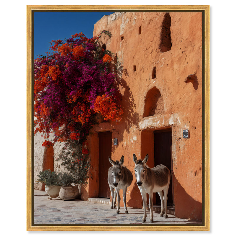 Morning Wait Print by Oliver Gal, Gold Floater Frame, 31"H x 37"W