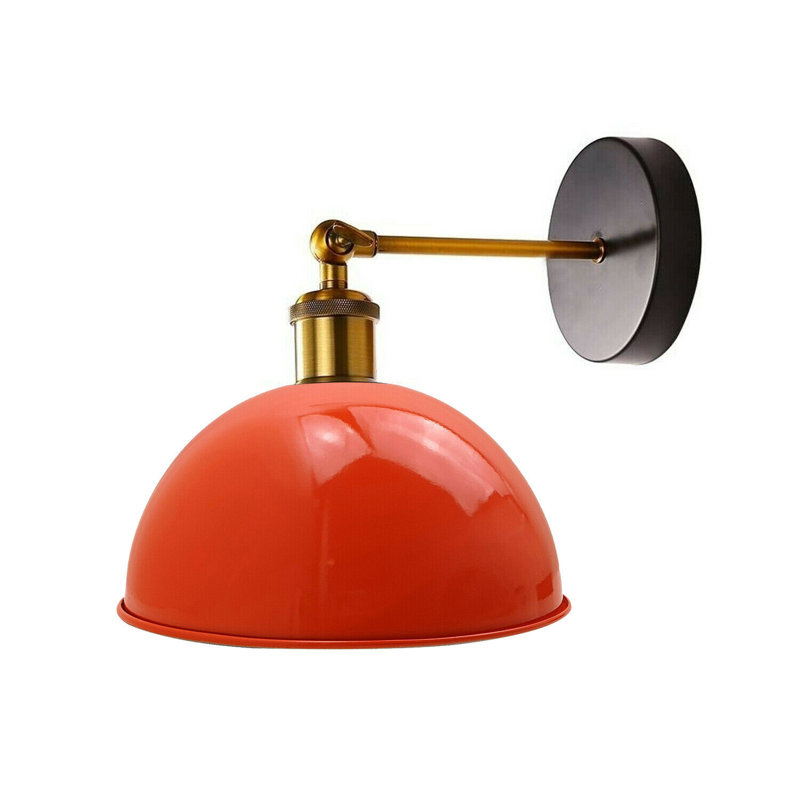 Winsett Swing Arm Sconce, Orange