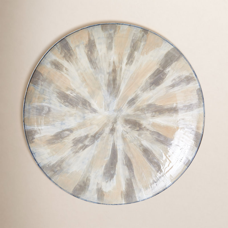 Almeta Metal Decorative Plate