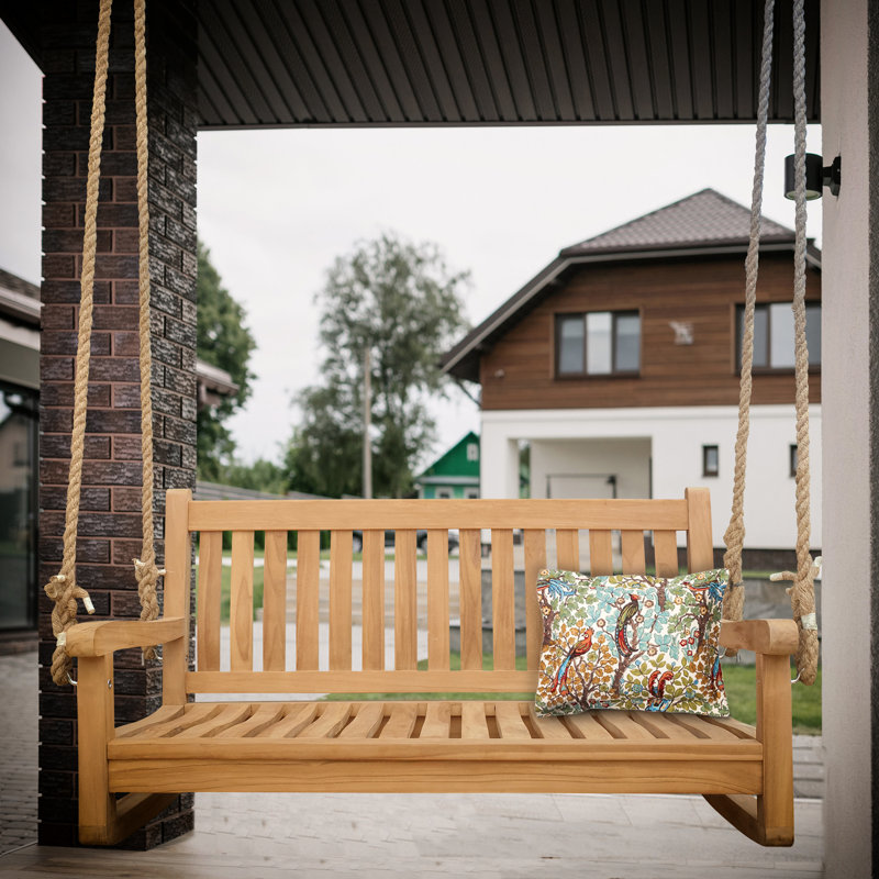 Hazen 2 Person Teak Porch Swing