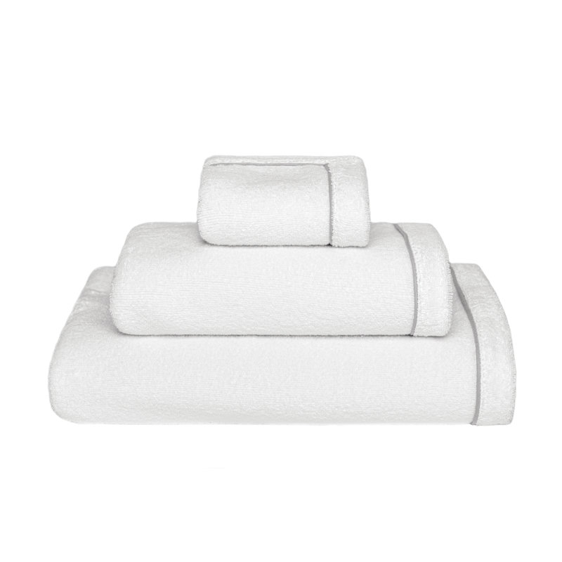 Continental Hand Towel, Silver