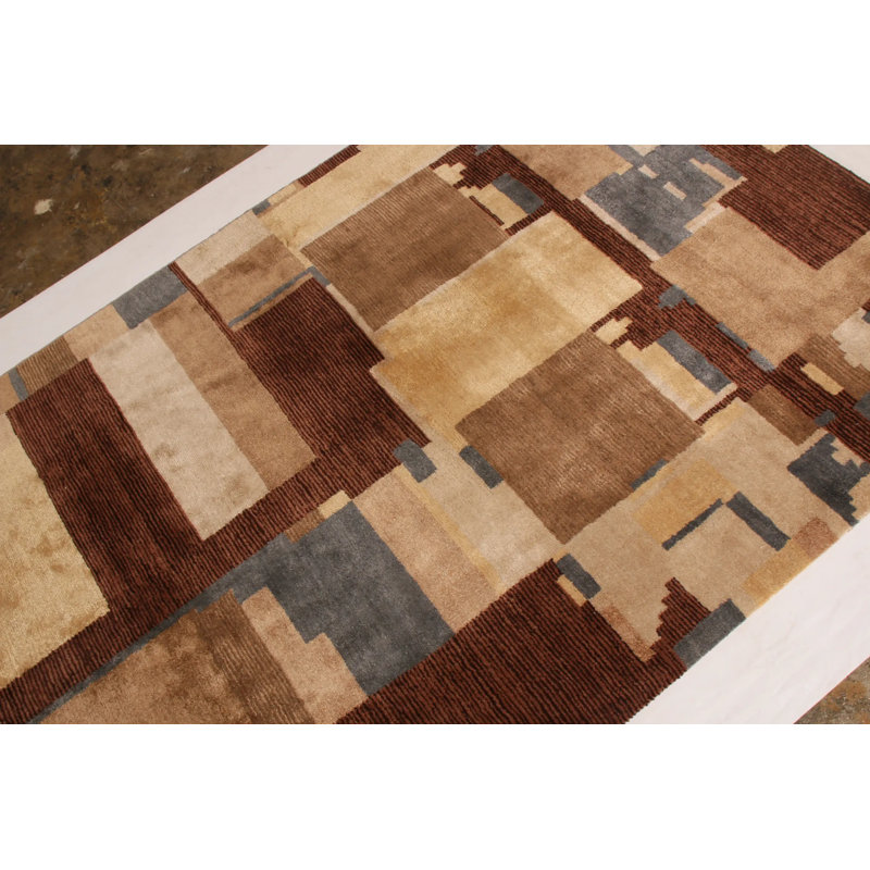 One-of-a-Kind 4' X 6' Hand Knotted Area Rug