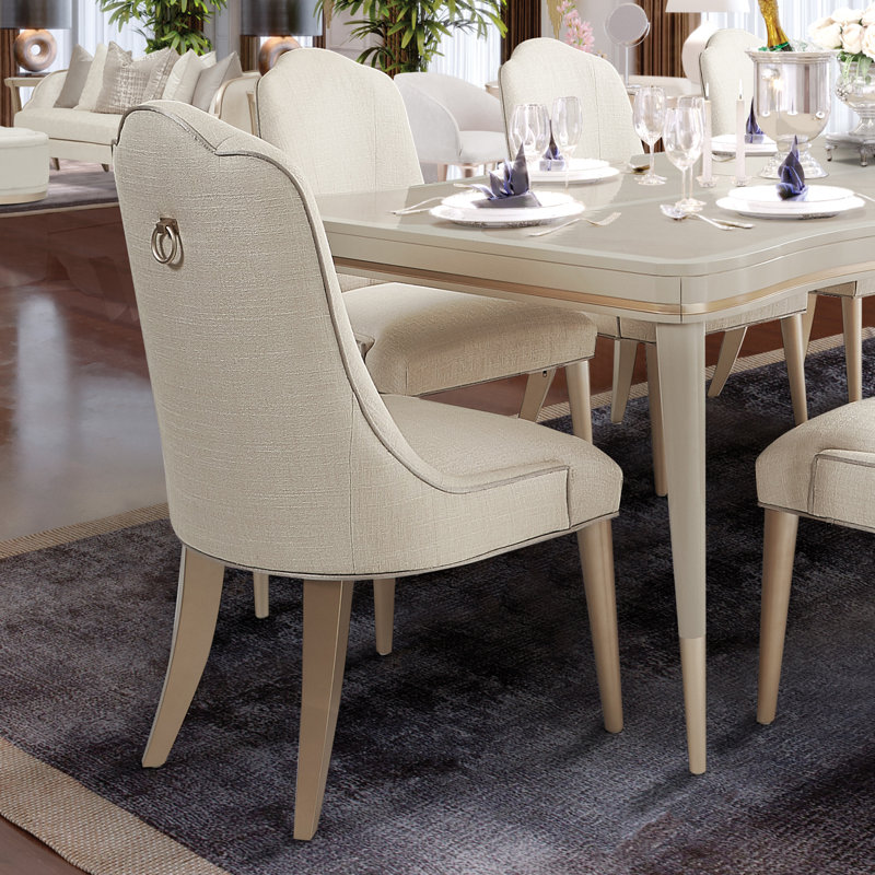 Malibu Crest Upholstered Dining Chair, Chardonnay