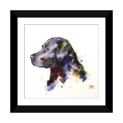 « dog », reproduction d’art sur toile tendue